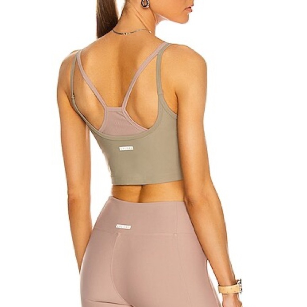 NYLORA Riley Cropped Active Tank in Sage sz L
